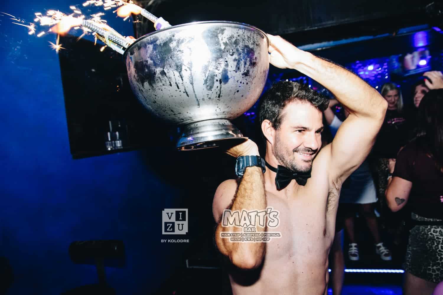 Male Topless Waiter & Stripper